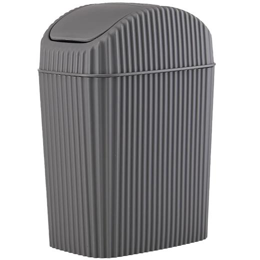 翻盖条纹垃圾桶2L 商品图0