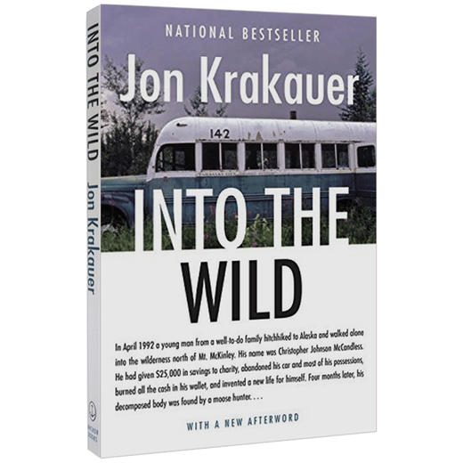 荒野生存 阿拉斯加之死 英文原版 Into the Wild 肖恩潘电影原著小说 Jon Krakauer成名作 英文版进口书 商品图1