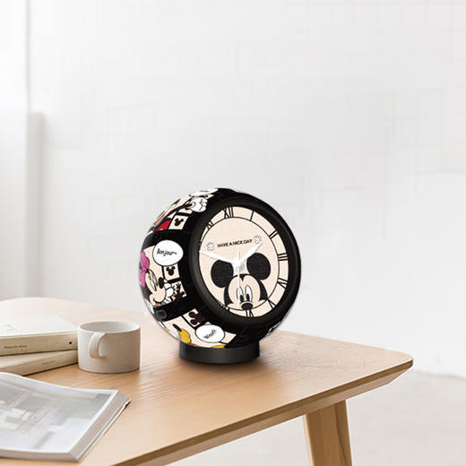 145片 桌面时钟 塑料拼图 KC1013 米奇与朋友系列-崭新的一天 商品图2