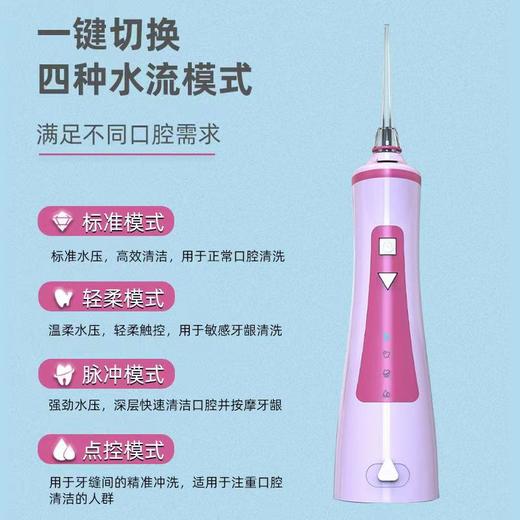 【下单赠6大喷头礼包】雅玺V18便携式冲牙器   IPX7机防水 冲牙更专业 专为亚洲人口腔特点而设计 商品图2