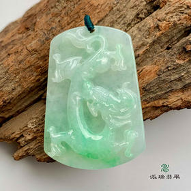 派瑞翡翠 翡翠挂件 糯冰种 绿色