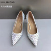IUIU SECOND2022春夏新款尖头珍珠水钻浅口单鞋（4.5cm/6.5cm两种跟高可选） 商品缩略图9