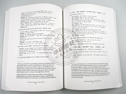 唐顿庄园剧本 英文原版 英剧剧本 Downton Abbey Script Book Season 1 全英文版电影原著小说书 进口原版英语书籍 商品图3