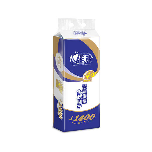 【心相印专区】心相印140克10卷装四层卷筒卫生纸  家用实惠 BT910  10卷*6提 商品图3