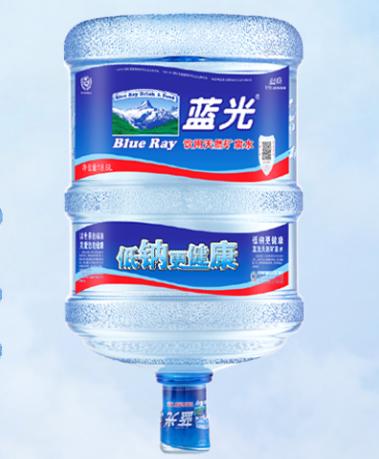【A润家送水-合庆里】蓝光饮用天然矿泉水18.6L 商品图1