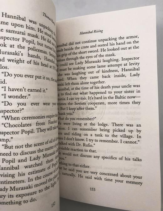 沉默的羔羊系列 汉尼拔崛起 英文原版 Hannibal Rising 少年汉尼拔 好莱坞同名电影 英文版心理悬疑小说 进口原版英语书籍 商品图2