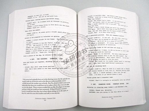 唐顿庄园剧本 英文原版 英剧剧本 Downton Abbey Script Book Season 1 全英文版电影原著小说书 进口原版英语书籍 商品图2