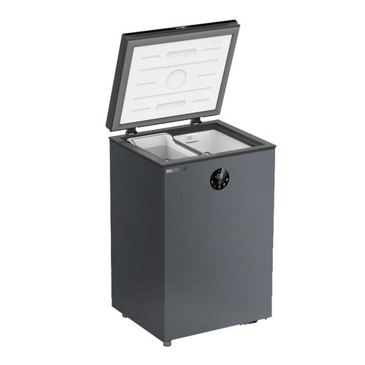 美菱（MeiLing）100升电脑控温冷柜AI减霜薄壁嵌入 冷藏冷冻单温转换 智慧显示屏 BC/BD-100DTEB 商品图1