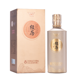 【积分0元购】景阳冈 53度经历酱酒2022 酱香型白酒单瓶500ml