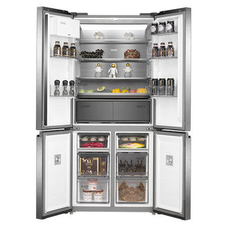 COLMO冰箱CRBS540Q-A2摩尔青十字门 变频风冷 AI智能科技 宽幅调温 超薄嵌入 温湿精控 微晶营养仓 商品图1