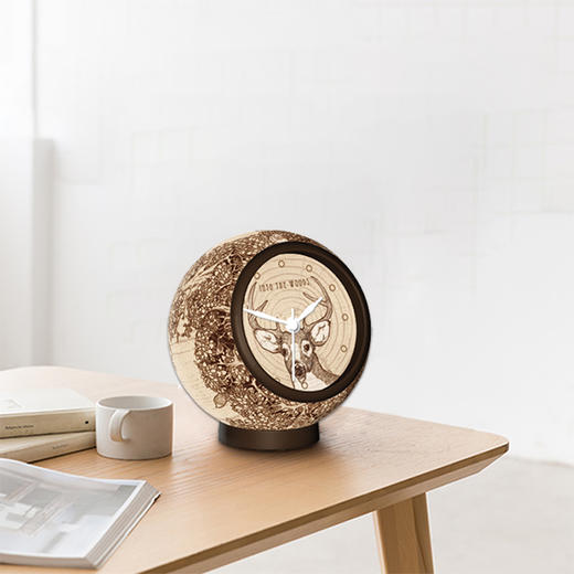 145片 桌面时钟 塑料拼图 KC1007 麋样森林 商品图1