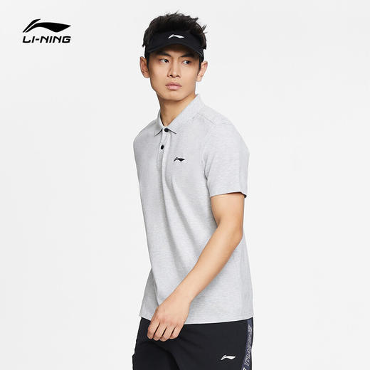李宁男装POLO衫2022健身系列男子舒适耐洗短袖POLO衫APLS069 商品图4