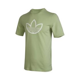 小阿迪三叶草 2022男大童圆领运动短袖T恤HE2079