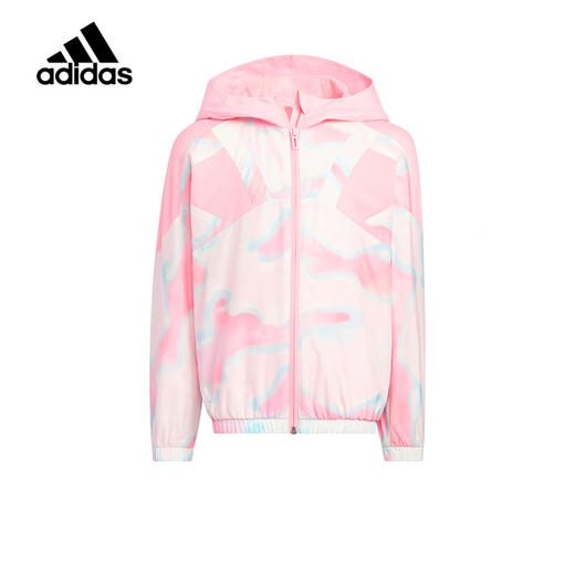 小阿迪女童迷彩薄外套童装2022春夏新款小童运动夹克HL8551 商品图0