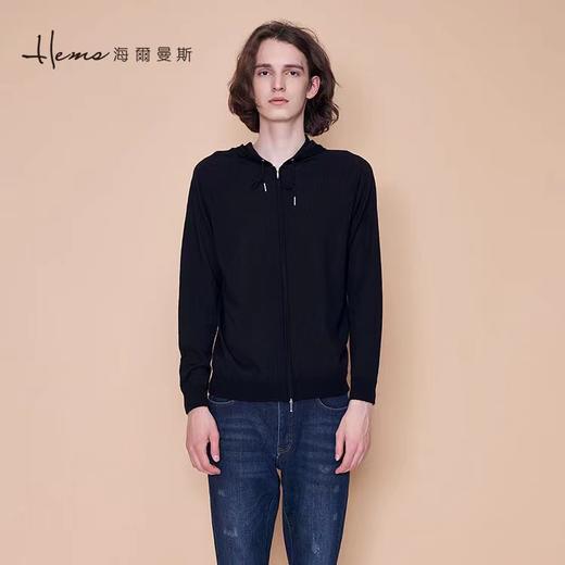 海尔曼斯连帽长袖羊毛衫20102D42 商品图3