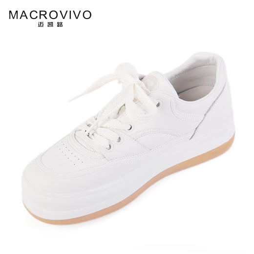 迈凯路松糕厚底时尚百搭小白鞋798-1 商品图6