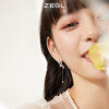 ZEGL设计师轻颜系列花朵耳环女2022年新款耳钉925银针不对称耳饰 商品缩略图1