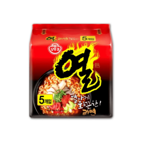 【5멀티】오뚜기 열라면 120g*5