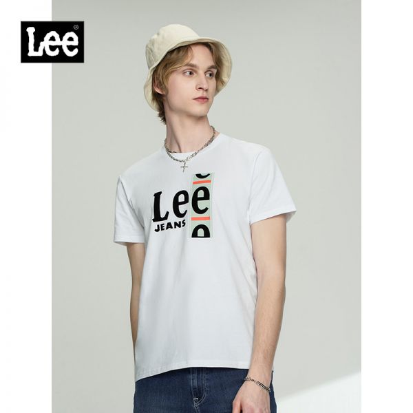 【尺码L-3XL】Lee21春夏商场同款男式短袖T恤L439453RXK14