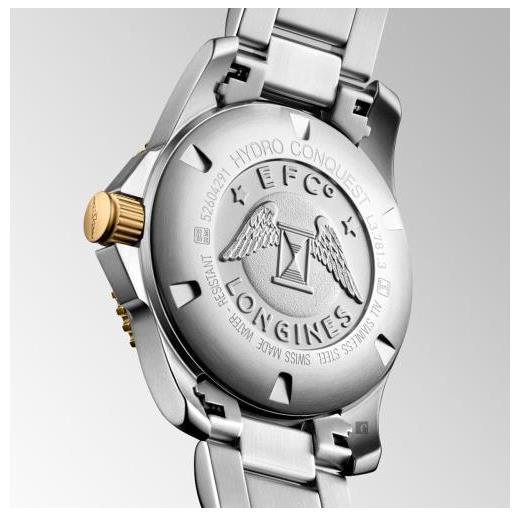 【专柜发货】LONGINES 浪琴 深海征服者浪鬼陶瓷潜水机械表-蓝x金/41mm(L37813967) 商品图1