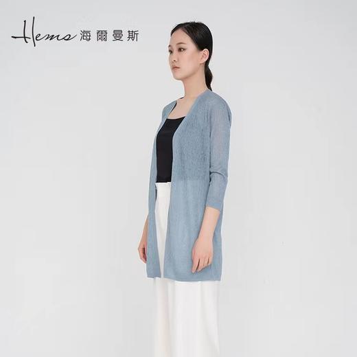 海尔曼斯V领中袖针织开衫20040A49 商品图1