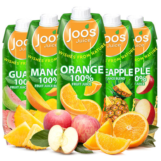 杰事果汁系列1L 挡不住的鲜活美味 不同口味满足喜欢尝试的你 021970/024878/021969/022669 商品图1