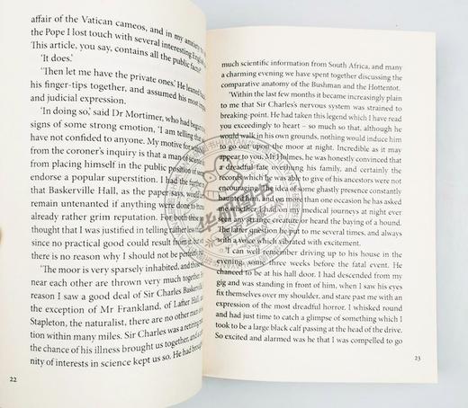 巴斯克维尔的猎犬 英文原版小说 The Hound of the Baskervilles 福尔摩斯 英国侦探小说之父 柯南道尔 Conan Doyle 英文版进口书 商品图2