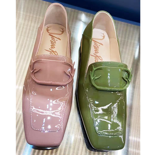 【恋尚萝莎】两穿软漆皮乐福鞋 商品图0