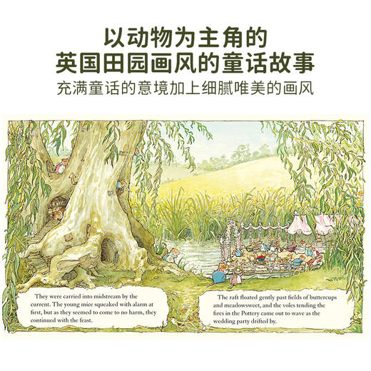 有音频 英文原版 野蔷薇村2套8册礼盒装 Brambly Hedge 商品图3