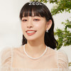 ZEGL设计师轻颜系列花朵耳环女2022年新款耳钉925银针不对称耳饰 商品缩略图2