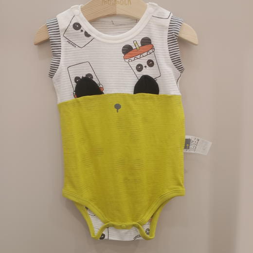 moimoln小云朵童装夏季男女宝宝连体衣舒适卡通爬服哈衣LOM2NZBU12 商品图0