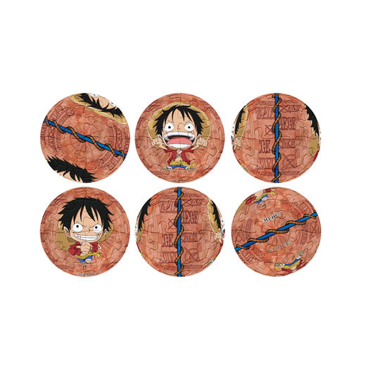 24片 钥匙扣拼图 塑料拼图 A3154 ONE PIECE-路飞 商品图1