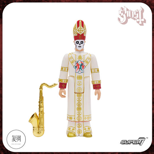 现货 Super7 Ghost乐队 挂卡系列二 帕帕尼希尔 潮流玩具 摆件 商品图2