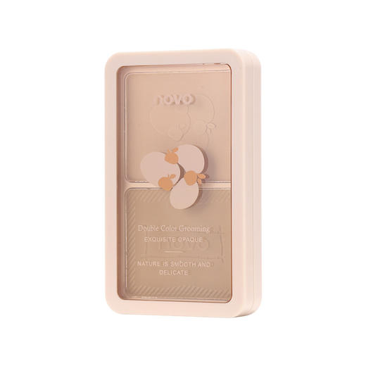 NOVO双色高光修容粉 立体修容阴影侧影鼻梁提亮肤色V脸修容盘 商品图4