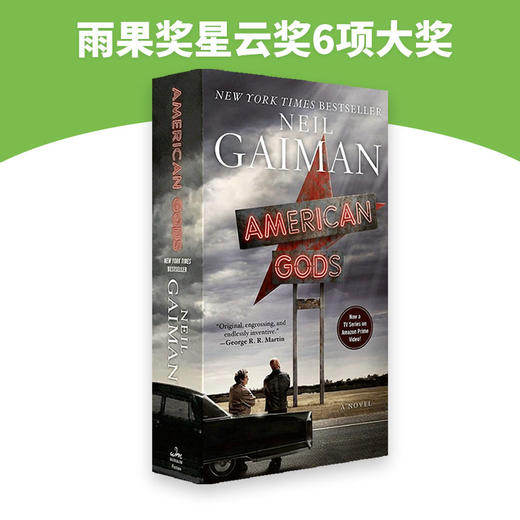 Collins 美国众神英文版美剧封面版 英文原版书 American Gods TV tie in edition by Neil Gaiman 正版进口同名美剧电视剧小说 尼尔盖曼 商品图2