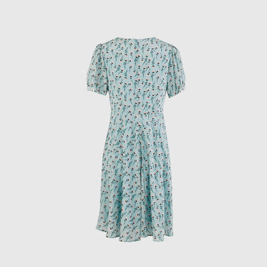 撞色领减龄连衣裙 商品图3