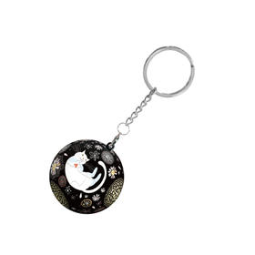 【折扣商品 不退不换】24片 钥匙扣拼图 塑料拼图 A2804 猫咪梦想