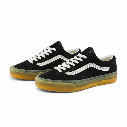 VANS黑色侧边条纹斑马纹牛筋底男女板鞋VN0A54F6B94 商品图1