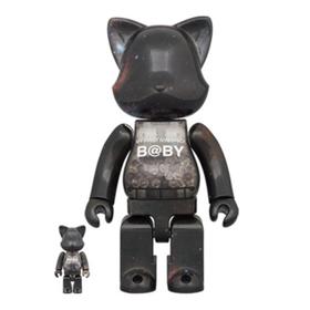 Bearbrick 星空猫千秋 400%+100%
