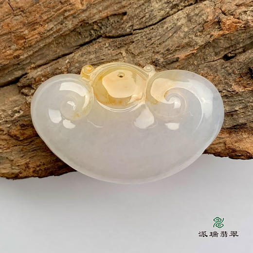 派瑞翡翠 翡翠挂件 糯冰种 黄翡 商品图0