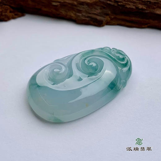 派瑞翡翠 翡翠挂件 糯冰种 飘花 商品图3