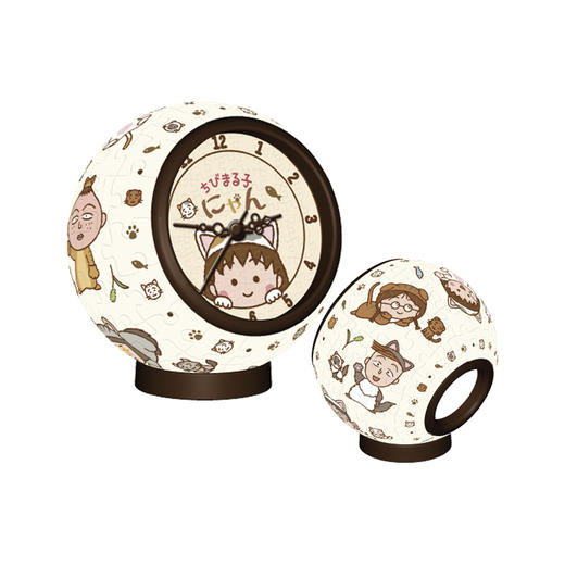 145片 桌面时钟 塑料拼图 KC1016 櫻桃小丸子-猫猫好朋友 商品图1