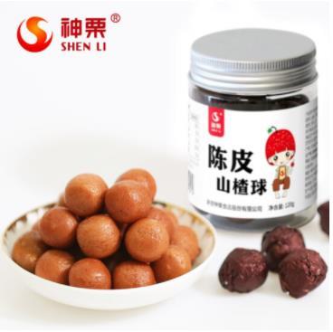 神栗陈皮山楂球120g 单罐装 商品图0