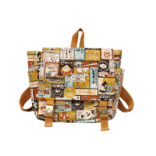 HUJI祤集Carton小盒子双肩包插画日式标签四号 商品图2