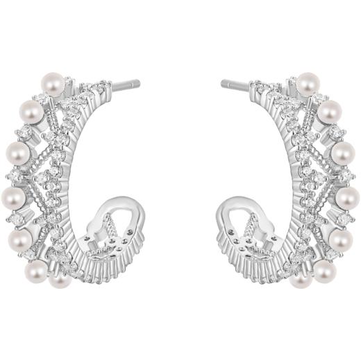 ZEGL设计师轻颜系列C型耳环女小众设计感高级耳钉耳圈925银针耳饰 商品图4