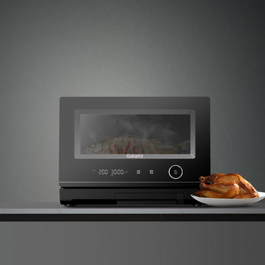 格兰仕D90Q20ESXLV-RT(W0)微蒸烤一体20L不锈钢内胆微波炉 20L 黑色 商品图3