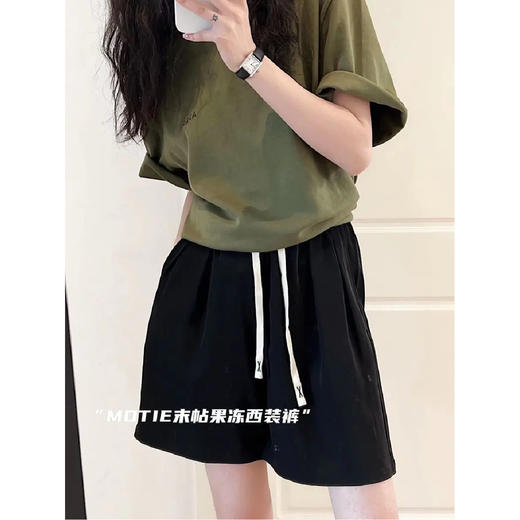 【限时折扣】MOTIE末帖果冻五分西装裤 (M-L)(白色/卡其色/灰色/绿色/黑色）（非质量问题不退不换） 商品图3