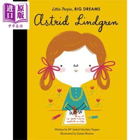 【中商原版】Little People, Big Dreams:Astrid Lindgren 小人物大理想：阿斯特丽德林格伦 英文原版 童书 Maria Isabel