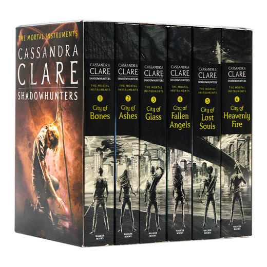 圣杯神器 骸骨之城 6册盒装 英文原版小说 The Mortal Instruments Boxed Set 英版 英文版奇幻恐怖悬疑小说书 进口电影原著书籍 商品图0
