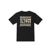 VANS女子短袖T恤夏季棋盘格LOGO黑色VN0A7Q1LBLK 商品缩略图1